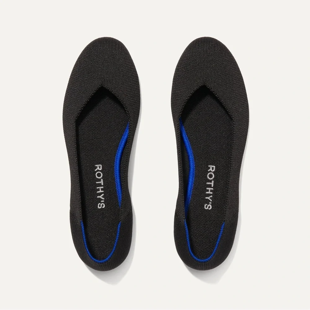 Rothy's The Flat - Black Solid